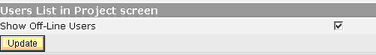 Show Users in Defaults offline